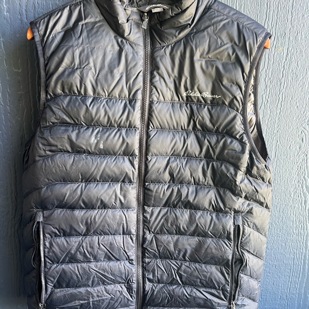 Eddie Bauer Men's Black Puffer Vest